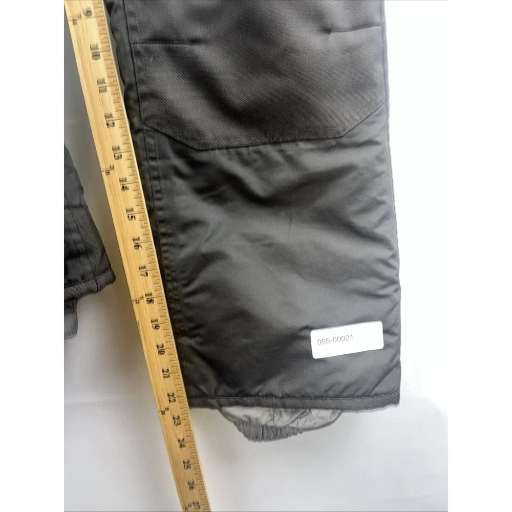 Cherokee Youth Gray Insulated Medium (7/8) Snowboard Ski Snow Pants - Picture 3 of 7